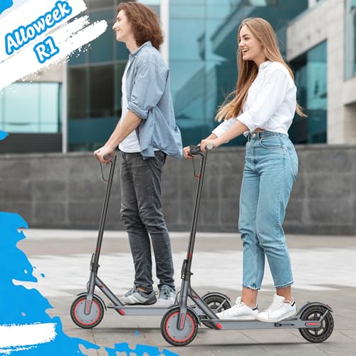 Electric Scooter with 10" Solid Tires, 500W Motor, 22 Miles Range, Folding D4827
