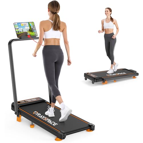 Walking Pad Treadmill with 8% Incline & Handle Bar, 3.5HP Portable for Home E1260