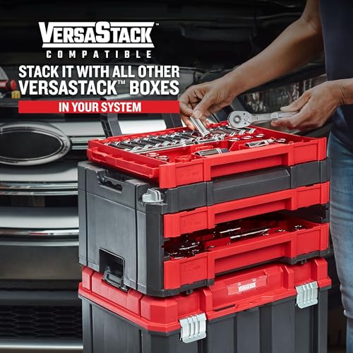 Craftsman 262-Piece Mechanic Tool Set with 3-Drawer VERSASTACK Tool Box, SAE/Metric W740