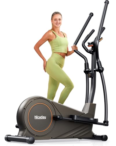 Niceday Elliptical Machine for Home, Magnetic Trainer with 16 Resistance Levels Q78334
