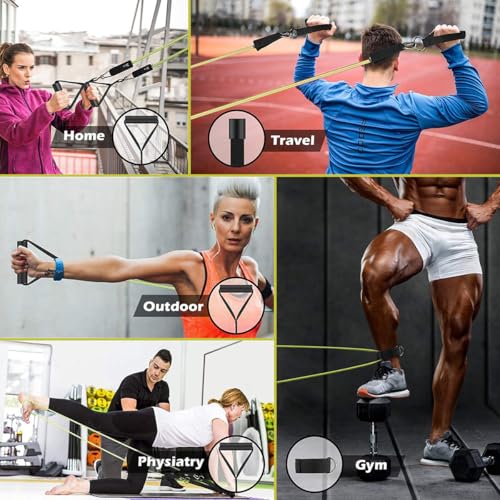 VEICK Resistance Bands with Handles for Home Workout O75059
