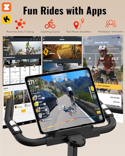 Exercise Bike, Low Noise Indoor Cycling Bike with Adjustable Brake Pad M526