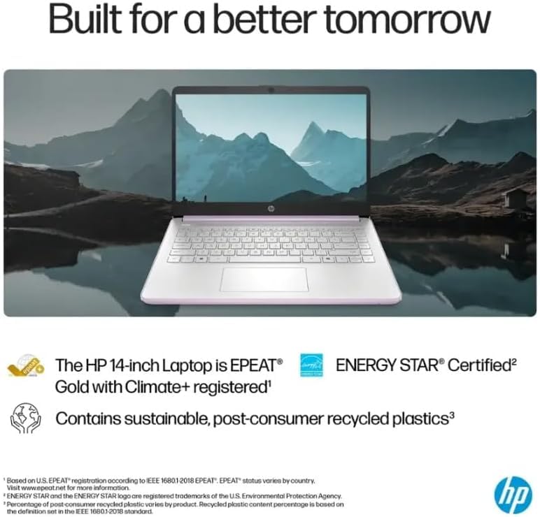 HP 14" Student Laptop, Intel N150, 16GB RAM, 256GB Storage, Win11, Natural Silver O471033