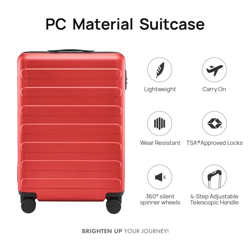 Carry-on Luggage 20 Inch Hardshell with Spinner Wheels and TSA Lock L610552
