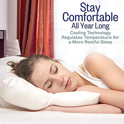 Cooling Gel Fiber Pillow - 2 Pack King H85368