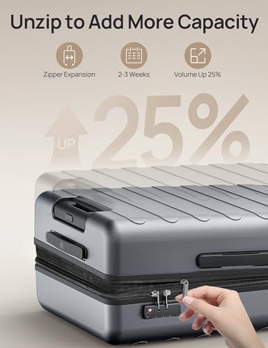Carry-on Luggage 20 Inch Hardshell with Spinner Wheels and TSA Lock L610552