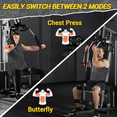 Home Gym Machine with 100LBS Weight Stack, Full Body Workout Station F6223