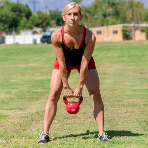 ProsourceFit Vinyl Coated Cast Iron Kettlebells A401