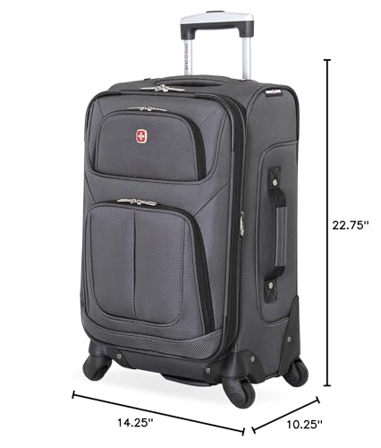 SwissGear Sion Softside Expandable Luggage, Black, 29-Inch C81483