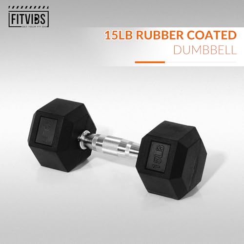 Hex Dumbbells Rubber Coated Hand Weights C709