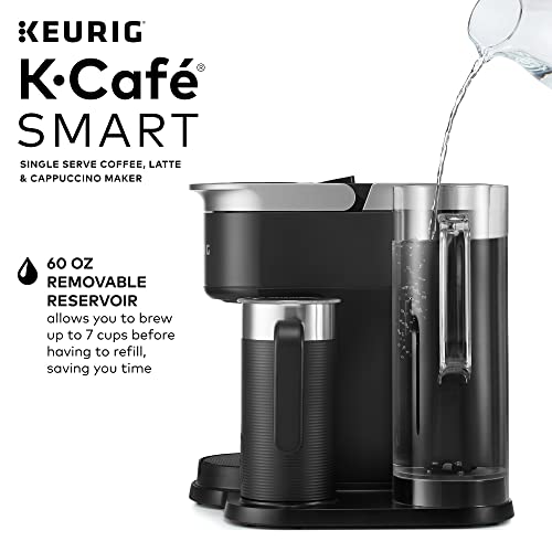 Keurig K-Cafe Single-Serve Coffee, Latte & Cappuccino Maker with Milk Frother, Dark Charcoal H6761