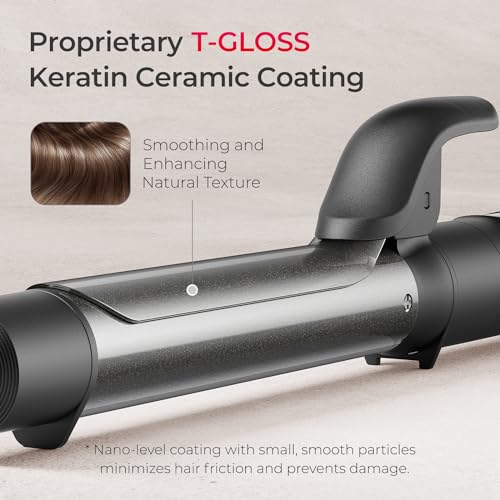 TYMO 3 in 1 Ceramic Curling Iron Set, Dual Voltage for Travel M921001