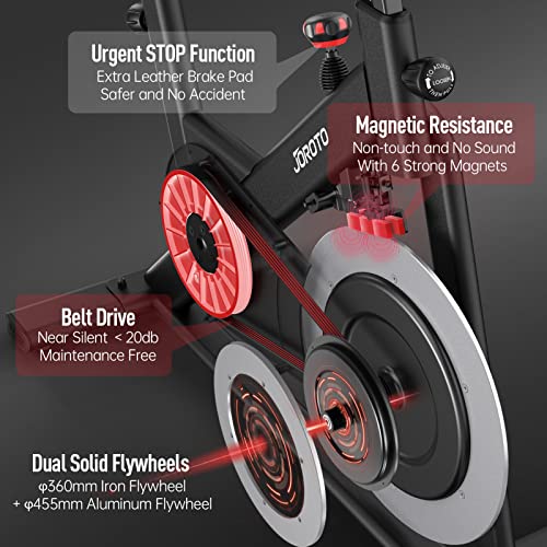 JOROTO X2 X2PRO Exercise Bike with Bluetooth Magnetic Resistance N204120