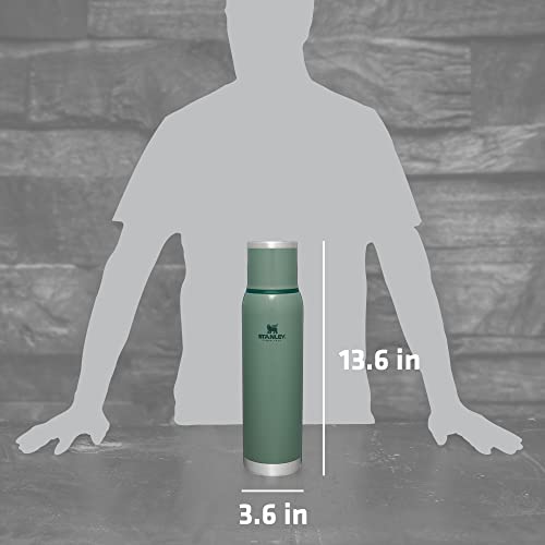 Stanley Adventure-To-Go Vacuum Bottle 25 oz Wide Mouth Insulated Stainless Steel Thermos, Blue Glow D5617
