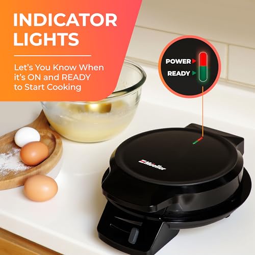 Mueller Heart 5 Waffle Maker, Norwegian Waffle Iron, Nonstick L426413