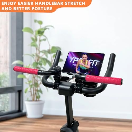 Handlebar Extender for Peloton Indoor Exercise Bikes, Sheep-horn with Black Tapes & Grips F973