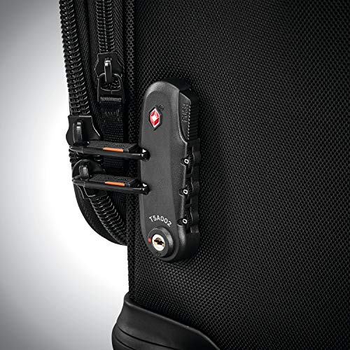 Samsonite Pro Travel Softside Expandable Luggage with Spinner Wheels, Black, Carry-On 21-Inch L839