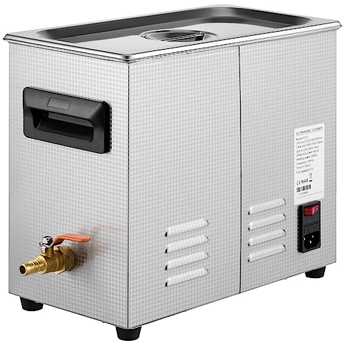 VEVOR 6L Ultrasonic Cleaner with Heater and Timer for Jewelry Glasses Instruments R210