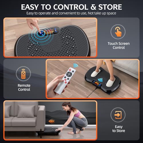Vibration Plate Exercise Machine for Full Body Workout at Home Q99449