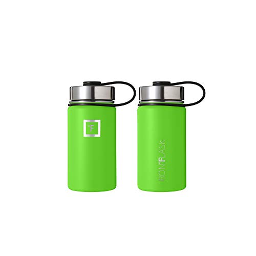 IRON °FLASK Stainless Steel Insulated Water Bottle with 3 Lids, 40 oz U19688