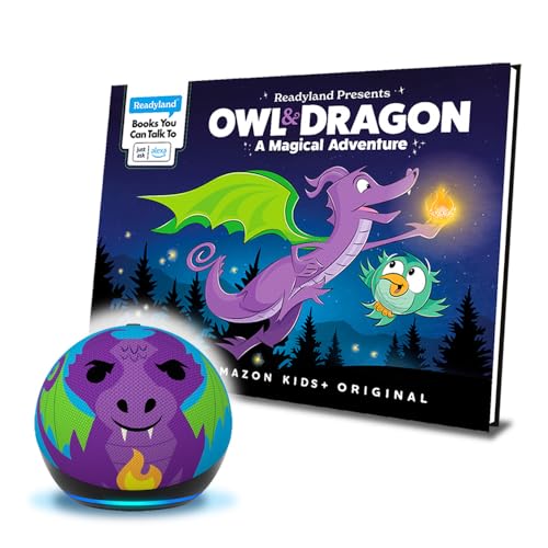 Amazon Echo Dot Kids (newest model) with parental controls, includes 1 year of Amazon Kids+, Owl E6968