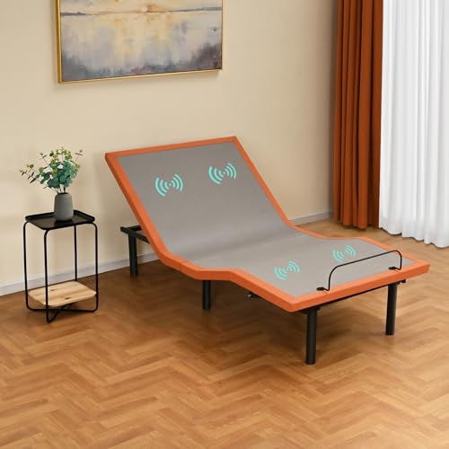 Split King Adjustable Bed Frame with Hybrid Mattress, Zero Gravity, Massage R919726