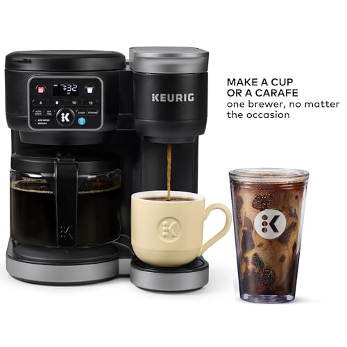 Keurig K-Duo Hot & Iced Single Serve & Carafe Coffee Maker, 72oz Reservoir W9296
