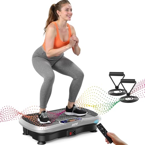 AXV Vibration Plate Fitness Platform Exercise Machine for Full Body Workout Q37919