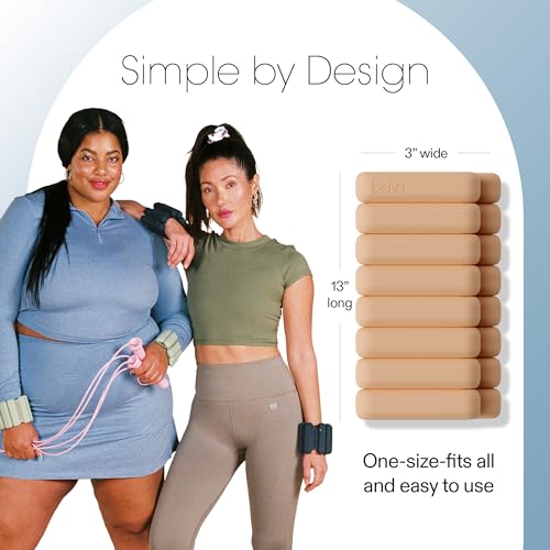 Bala Bangles Wrist & Ankle Weights Adjustable Silicone Set for Women Men Y10032