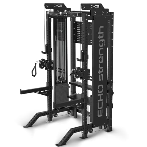 Commercial Functional Trainer Cable Machine with Dual Weight Stacks E209