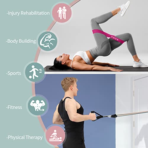 VEICK Resistance Bands with Handles for Home Workout O75059