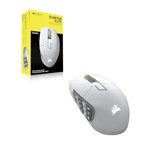 Corsair SCIMITAR RGB ELITE Gaming Mouse, 18,000 DPI, Black F130136