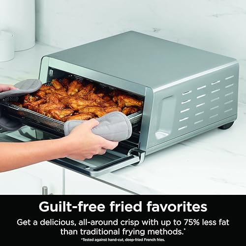 Ninja Digital Air Fry Countertop Oven, 8-in-1, XL Capacity, Silver, SP101 G9880