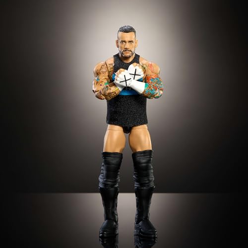 Mattel WWE Top Picks Elite CM Punk 6-inch Action Figure & Accessories Set C737670
