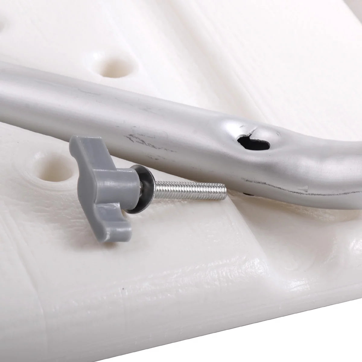 Jaxpety Adjustable Height Bath Shower Chair Medical Bench Bathtub Stool Seat White A185
