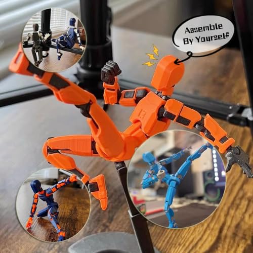 Titan 13 Action Figure, 3D Printed Robot, Desktop Decorations Game Gifts (9 pcs) Z24151