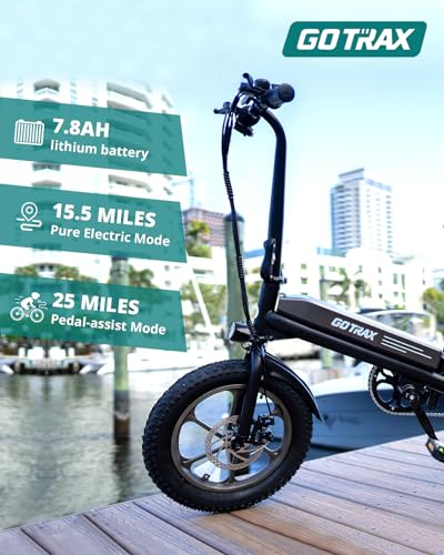 Gotrax S3 Electric Bike, 750W Peak Motor, 25 Miles Range, Folding Fat Tire E-Bike B18421