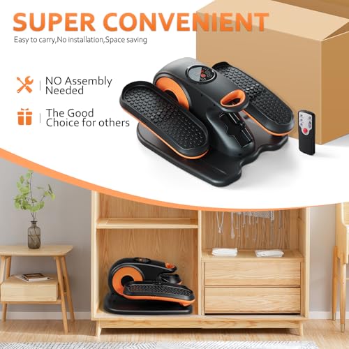 Under Desk Elliptical Machine for Seniors with Remote Control D796667