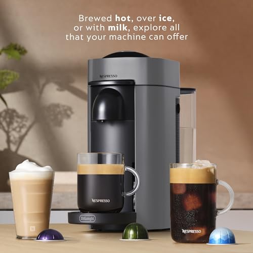 Nespresso Vertuo Plus Coffee and Espresso Maker by De'Longhi, Grey T3663
