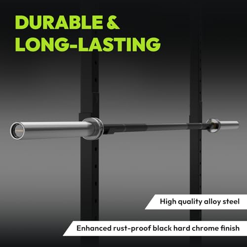 Olympic Barbell 45lb 2-inch Weight Bar for Strength Training X886729