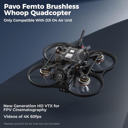 BETAFPV Pavo Femto Brushless Whoop Quadcopter 2S Pocket Drone with HD VTX Bracket for DJI O4 Air Unit J377379