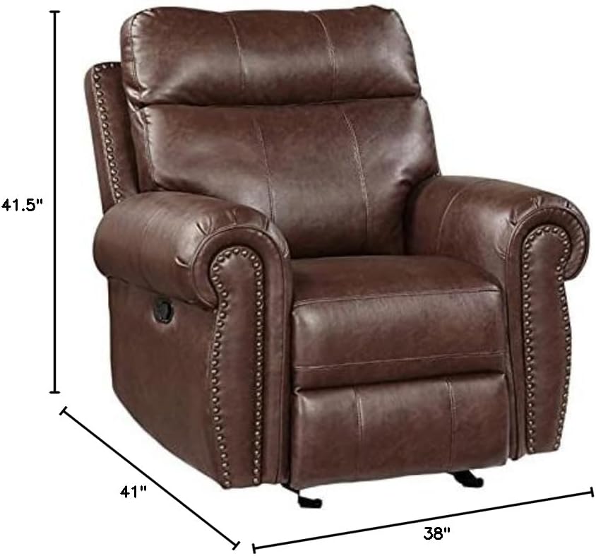Lexicon Gallina Glider Recliner, Brown O892