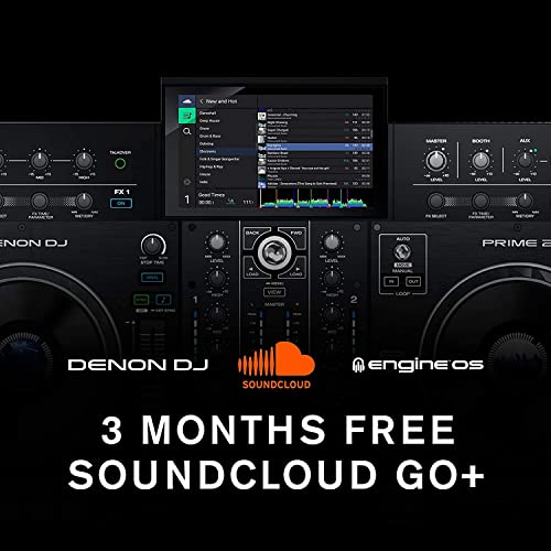 Denon DJ PRIME 4+ Standalone DJ Controller with 4 Decks and 10.1" Touchscreen Z5622