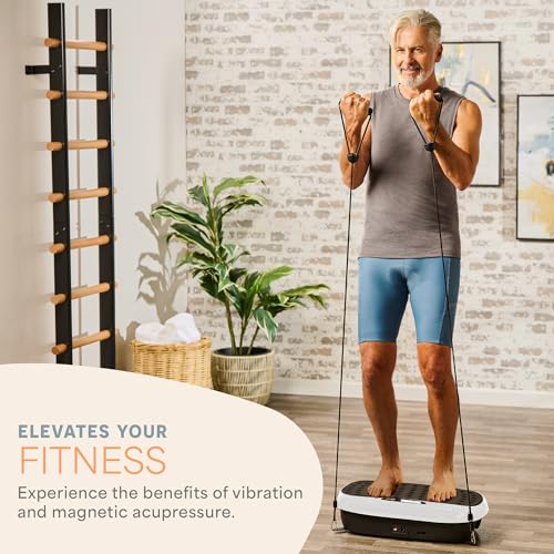 Lifepro Vibration Plate Exercise Machine with Magnetic Acupoints for Full Body Fitness P3479