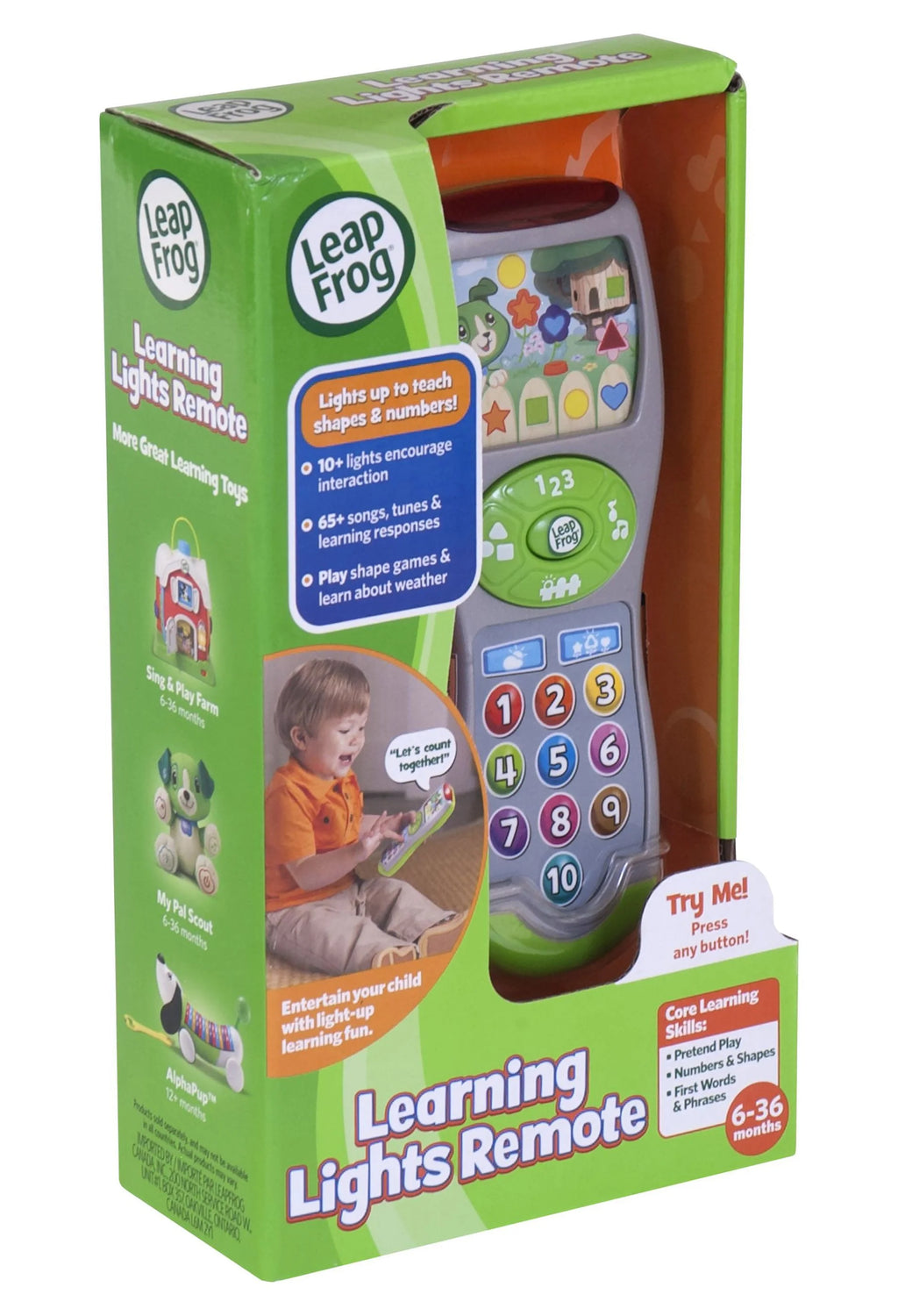 LeapFrog Scout's Learning Lights Remote, Pretend Play Toy Z937