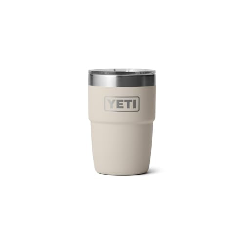 YETI Rambler 8 oz Stackable Cup, Stainless Steel, Vacuum Insulated with MagSlider Lid S120489