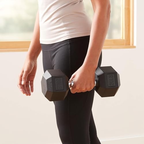 Amazon Basics Rubber Hex Dumbbell K648924