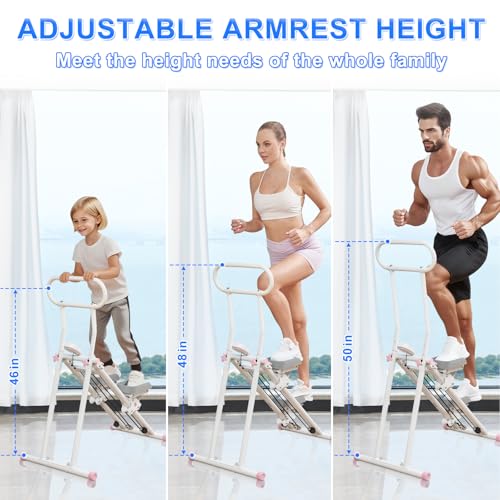 Folding Stair Stepper with Adjustable Handlebar for Home Gym G4022