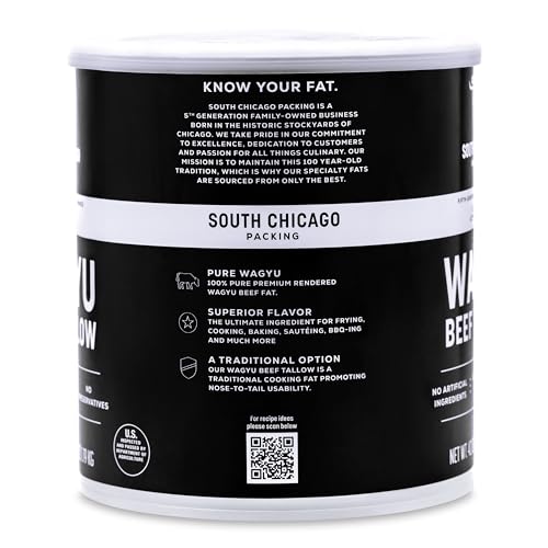 South Chicago Packing Wagyu Beef Tallow, 42 oz, Pure N50502