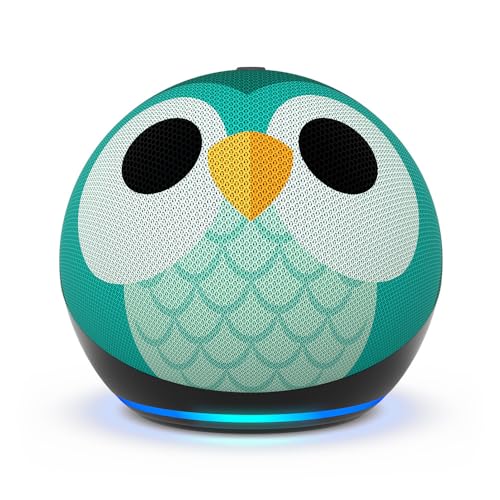 Amazon Echo Dot Kids (newest model) with parental controls, includes 1 year of Amazon Kids+, Owl E6968